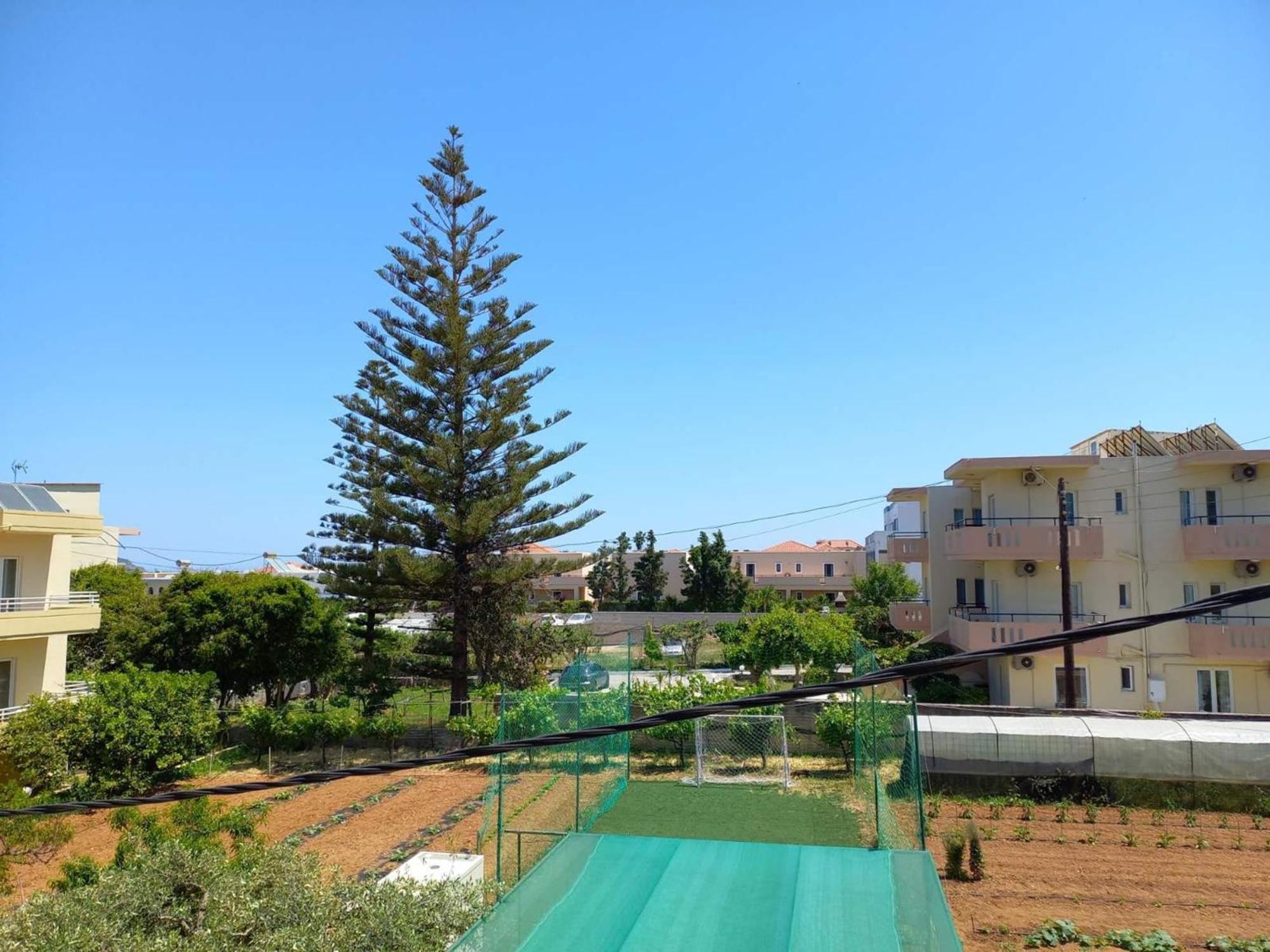 Litinas Apartments With Pool Agia Marina Dış mekan fotoğraf